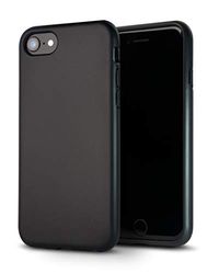 KabellosLaden® telefoonhoesje voor iPhone 6 +/6s +/7+/8+, bio case beschermhoes, duurzame en milieuvriendelijke hoes iPhone zwart