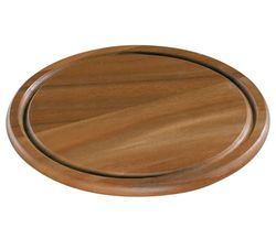 Zassenhaus 55061 Piastra Bistecca, Acacia Diametro 25 cm