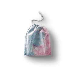Bonamaison Printed Cotton Produce Bag with Drawstring, Reusable Grocery Bag, Biodegradable Eco-Friendly Bags, Travel Pouch, Sachet Bags, Shopping Bag, Eco Friendly, Foldable, Size: 30x40 cm