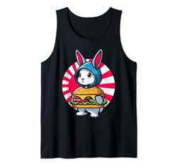 Hamburger Bunny Hamburguesa Conejo Comida rápida Camiseta sin Mangas