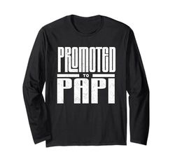 Promosso a Papi New Dad Annuncio per Baby Reveal Maglia a Manica