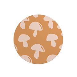 Questo Casa, Round Digital Printed Mouse Pad, Non-Slip Base, for Office and Home, Diameter:22cm