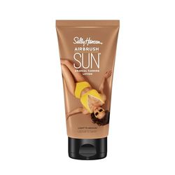 Sally Hansen Airbrush Legs, Loción Autobronceadora, Sun Gradual Tanning Lotion, Tono Light to medium, 175 ml