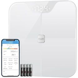 iHealth Fit - Impedansmätare - Bluetooth 4.0 ansluten kroppsskanningsvåg - BMI 6 kroppsmassa-analys - muskel, fett, benmassa, vätska och visceral