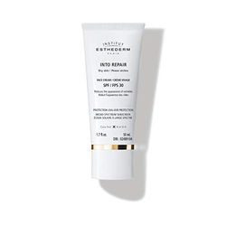 Institut Esthederm - Into Repair - Crema Solare Antirughe e Tonicità - Crema Solare Alta Protezione - Intolleranze Solari - Previene l’Iperreattività Cutanea - Tubetto 50 ml