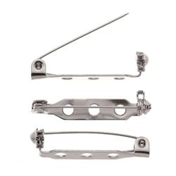 Glorex 6 3803 604 - Spilla con mandrino, 27 mm, 5 pezzi