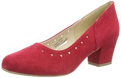 Hirschkogel 3000019, Scarpe con Tacco Donna, Rot, 35 EU