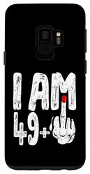 Galaxy S9 I Am 49 Plus 1 Middle Finger Funny 50th Years Old Birthday Case