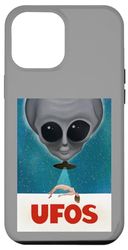 Custodia per iPhone 15 Plus Rapimento alieno UFO | Alieno grigio | Disco Volante