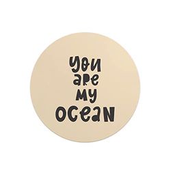 Questo Casa, Round Digital Printed Mouse Pad, Non-Slip Base, for Office and Home, Diameter:22cm
