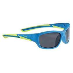 ALPINA Unissexo - crianças, FLEXXY Kids óculos de sol, Blue-Matt-Lime, One Size
