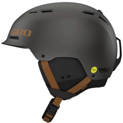 Giro Trig, Casco Unisex, Metallic Coal/Tan, L