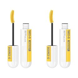 Maybelline Colossal Curl Bounce Mascara, Big Bouncy Curl Volume, Up To 24 Hour Wear, Clump Free, Black (Pack of 2)