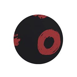 Questo Casa, Round Digital Printed Mouse Pad, Non-Slip Base, for Office and Home, Diameter:22cm