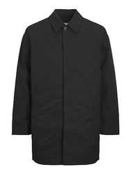 JACK & JONES Jjecrease Mac Coat Noos Trench, Nero, L Uomo