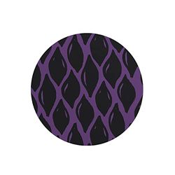 Questo Casa, Rund musmatta med digitalt tryck, halkfri baksida, för kontor och hem, diameter: 22 cm