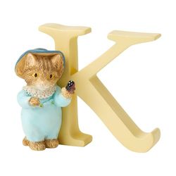 Beatrix Potter A5003 Alfabet Letter K Tom Kitten Beeldje
