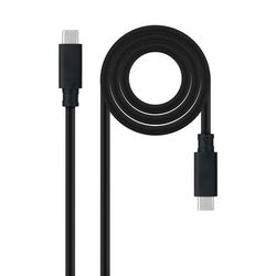 USB 3.2 Gen 2 x 2 kabel, 100 W, 4K/60 Hz, USB-C M/M, 1,5 m - perfekt för snabb dataöverföring och laddning av enheter.