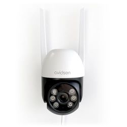 Avidsen Kamera bezpieczeństwa HomeCam Full HD 2K zewnętrzna zmotoryzowana 360° WiFi Darmowa aplikacja Home Night Vision Detekcja ruchu oświetlenie Zintegrowana Syrena 127154