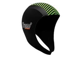 Cressi Unisex's 2mm Protective Hood for Swimming/Snorkeling/Diving, Black/Lime, S/M, DG002397