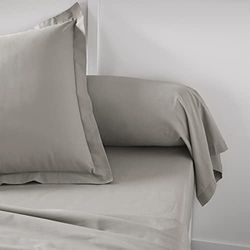 TODAY Essential - Taie de traversin 45X185 cm 100% Coton Uni, Dune