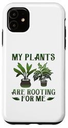 Coque pour iPhone 11 Citation amusante d'un amoureux des plantes - Mes plantes