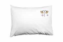Bona Basics Funda de Almohada Decorativa, poliéster, Blanco 1, 35 x 50 cm