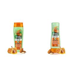 Vatika Naturals Multivitamin Enriched Almond Shampoo (400ml) + Conditioner (200ml) Set To Protect Hair Moisture, Goodness Of Sweet Almond & Yoghurt, For Hair Nourishment & Conditioning
