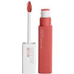 Maybelline New York Rossetto Matte SuperStay Matte Ink, Tinta Labbra a Lunga Tenuta, Colore Intenso e Vibrante, No Transfer, Self-starter (130), 5 ml