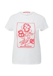 QS Dames T-shirt met print op de voorkant, 01d0, L