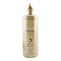 L’ANZA Healing Blonde Bright Shampoo, Formulated for Natural & Decolourized Blonde Hair - Boosts Shine and Brightness while Healing, with Sulfate-free, Paraben-free, Gluten-free Formula (950ml)