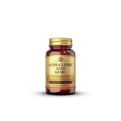 Solgar Alpha-Lipoic Acid 60 mg Vegetable Capsules - Pack of 30 - Strong Antioxidant Properties - Daily Support - Vegan, Kosher and Gluten-Free