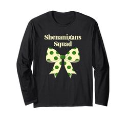 Shenanigans Squad Pub Crawl Coqueta Arco Manga Larga