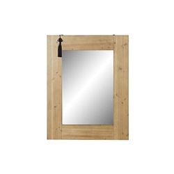 DKD Home Decor Miroir Mural Sapin Naturel Rouge MDF (70 x 2 x 90 cm)