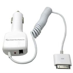 Comutech 861300 Cargador 12/24 V Plus 3 – 4S/iPad 1 – 2 USB Cable WB