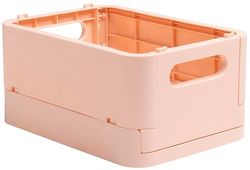 EXACOMPTA 27031D - Caja de almacenamiento plegable mini multiuso - Se entrega en plano - Tamaño A6+ - Dimensiones: 18,8 x 13,8 x 9,5 cm - Nude