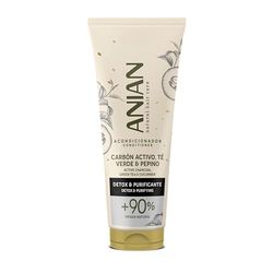 ANIAN - Condizionatore carbone attivo, tè verde e cetriolo, 250 ml, per capelli con tendenza grassa, disintossica e purifica i capelli, capelli idratati e puliti più tempo, evita il crespo