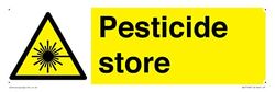 Cartello Pesticide Store, 300 x 100 mm, L31