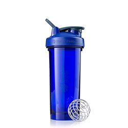 BlenderBottle Pro28 - Botella de agua, Botella mezcladora de batidos de proteínas, con batidor Blenderball, libre de BPA, 820ml - ultra marine