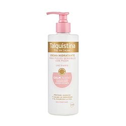 TALQUISTINA - Crema Hidratante 400ml, para Pieles con Picor, Uso Diario, Hidratación de Larga Duración, Protege y Calma la Sequedad, Apta Pieles Sensibles.