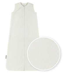 Meyco Plume slaapzak, babyslaapzak (slaapzak voor een aangenaam slaapklimaat, ademend, ideaal voor de zomer, 90 cm, 0,5 TOG), Offwhite