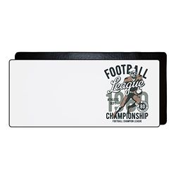 Bonamaison, Rectangle Digital Printed Gaming Mouse Pad for Gamers, Non-Slip Base, for Office and Home, Single Player Games L, Size:90 x 40 cm