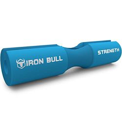 Iron Bull Strength Cuscinetto Avanzato Squat – Supporto Bilanciere per Squat, Affondi & Affondi Anche – Cuscinetto Protettivo Collo & Spalle (Blu)