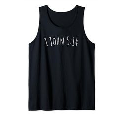 Versículo de la Biblia, 1 Juan 5:14 Camiseta sin Mangas