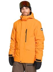 Quiksilver Missione Solid JK Giacca, Arancione Pepper, XXL Uomo