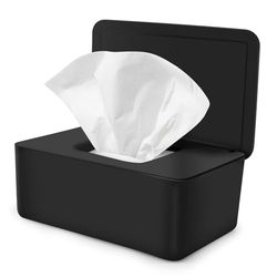 Boîte de Lingettes Humides pour Bébé, Boîte pour Papier Toilette Humide avec Couvercle pour Bebe, Cuisine, Salon, WC, Voiture