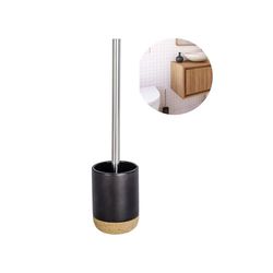 Avilia co Toilet Brush Holder for Bathroom, Black, nd