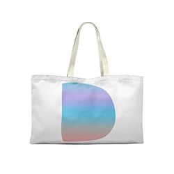 Bonamaison Printed Tote Bag, Reusable Grocery Bag, Shopping Bag, Machine Washable, Foldable, Canvas Cloth Bag with Handles, 50x40 Cm