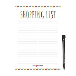 Elenco Cancellabile, Asciutto, Shopping Magnetico E Drogheria Per Frigorifero, Cucina, Frigorifero, Casa E Lavagna