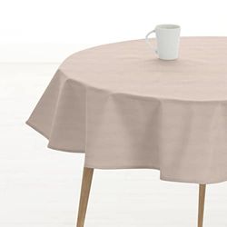 BELUM | Round Tablecloth Diameter 140 Resinated Stain Resistant Rodas 2616, Tablecloth Cotton Fabric